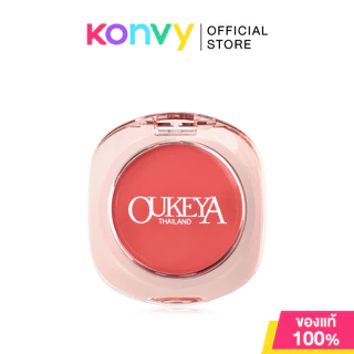 OUKEYA Honey Whisper Pink Blush 6.5g #01 โอกิยะ บลัชออนเนื้อฝุ่น.