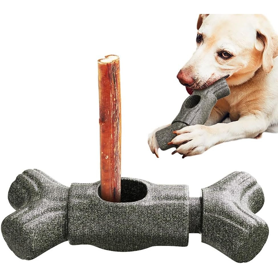 Bully Stick Holder สําหรับสุนัข, BPA-Free Dog Chew Holder อุปกรณ์เพื่อความปลอดภัยเพื่อป้องกันการสําล