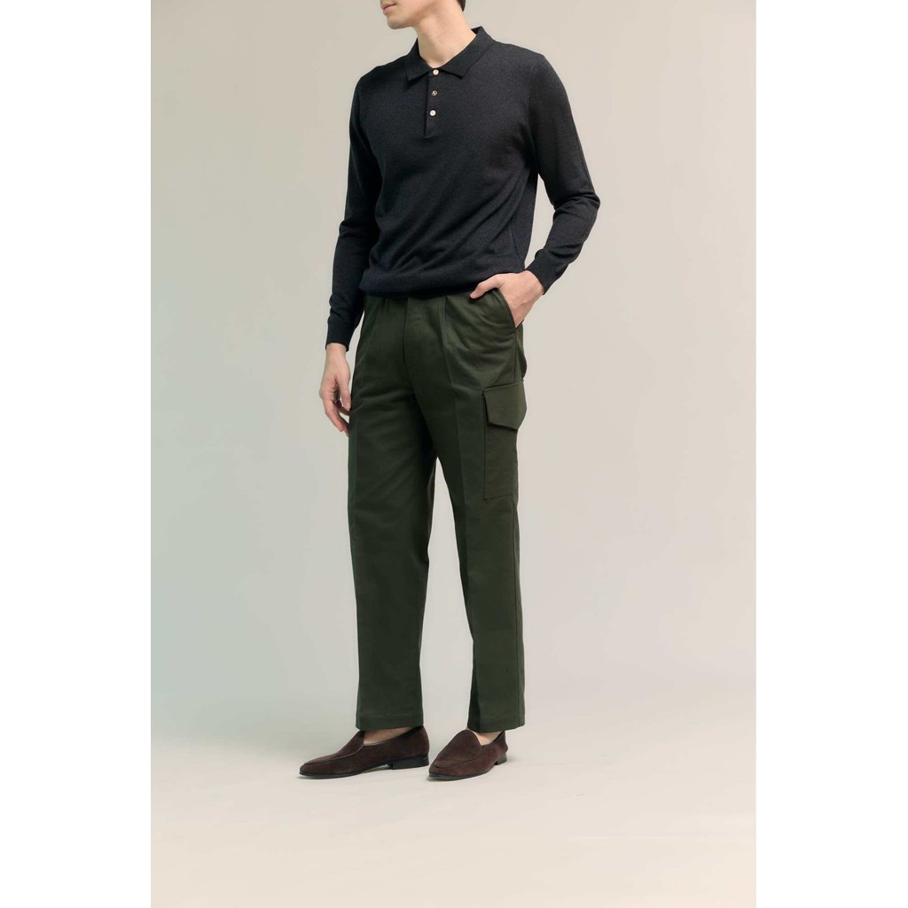 Thesilverneedle - Cargo trousers single pleated