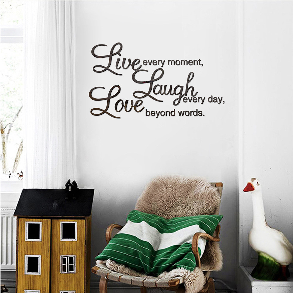 Shiqi LIVE อักษรอะคริลิกส่วนบุคคลสำหรับตกแต่ง ออกแบบอย่างประณีต พร้อมติดตั้งง่าย ขนาด 108QT