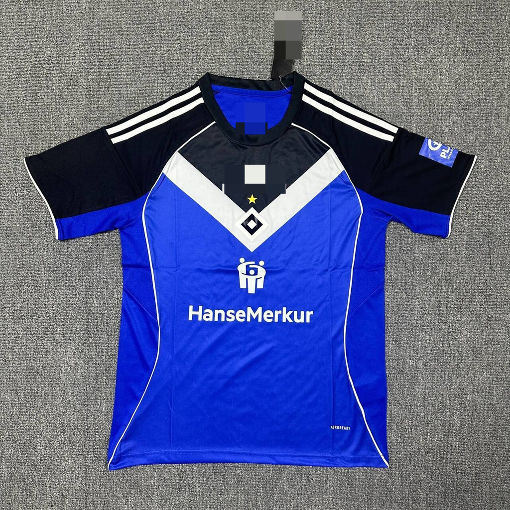 เสื้อฟุตบอล Hamburger SV Away Fan ปรับแต่งได้พร้อมชื่อและหมายเลข คุณภาพสูง ไซส์ S-2XL