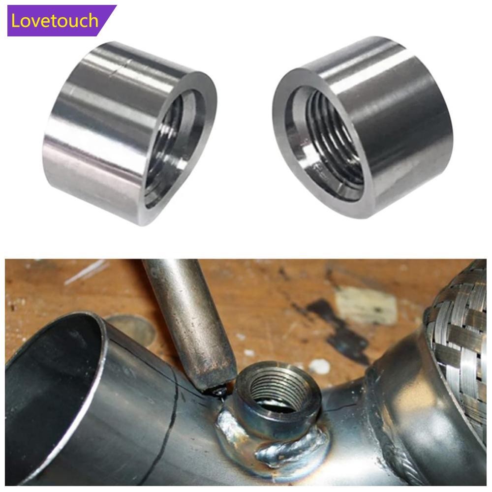 LOVETOUCH Universal Auto Parts สแตนเลสเซนเซอร์ออกซิเจน NUT เชื่อม Bung ปลั๊ก M18x1.5 O2 เซ็นเซอร์อะแ