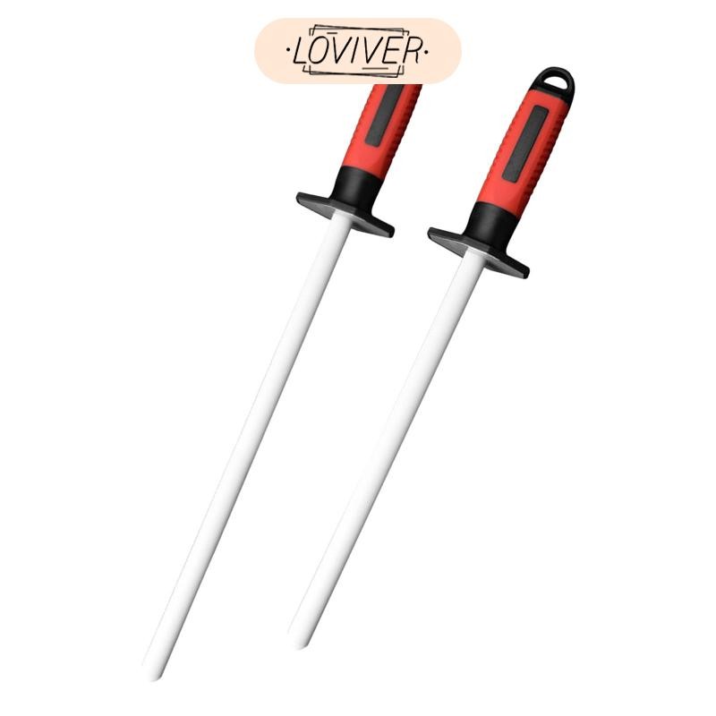 Sharpening Rod Honing Rod เซรามิคลื่นห้องครัว Sharpener Sharpener Bar Chefs เครื่องมืออุปกรณ์ครัว