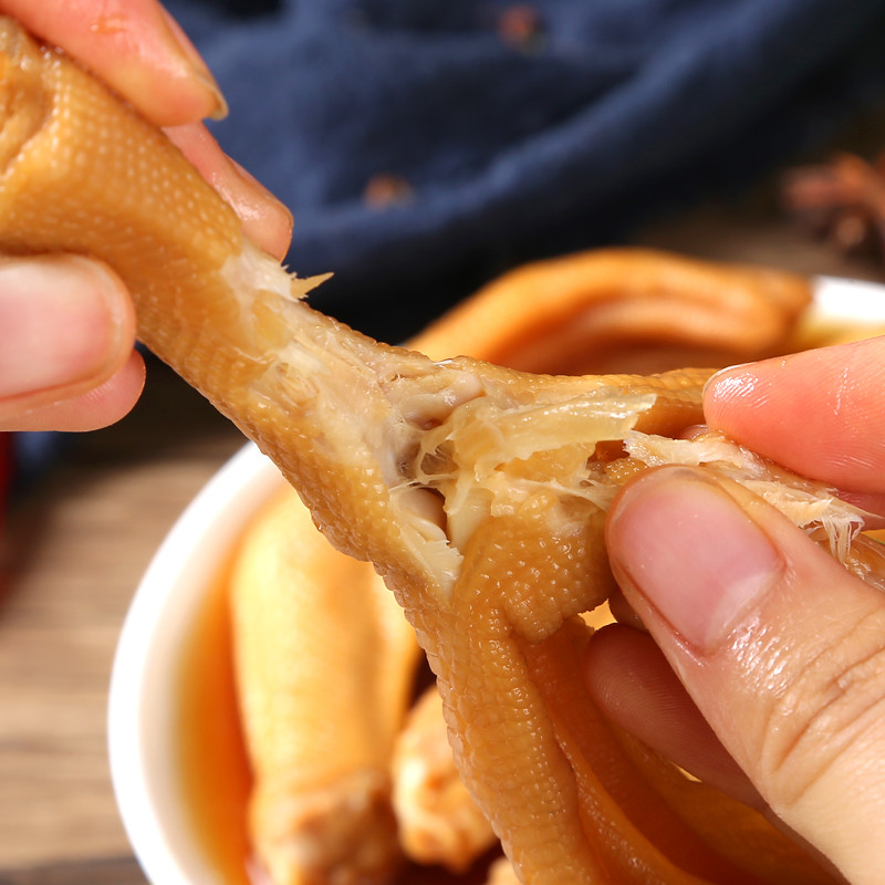 Dasheng Tulou Crispy Duck Palm Spice Dragon Rock Specialty Duck Claw หอม Bulk Packer Super Version 5