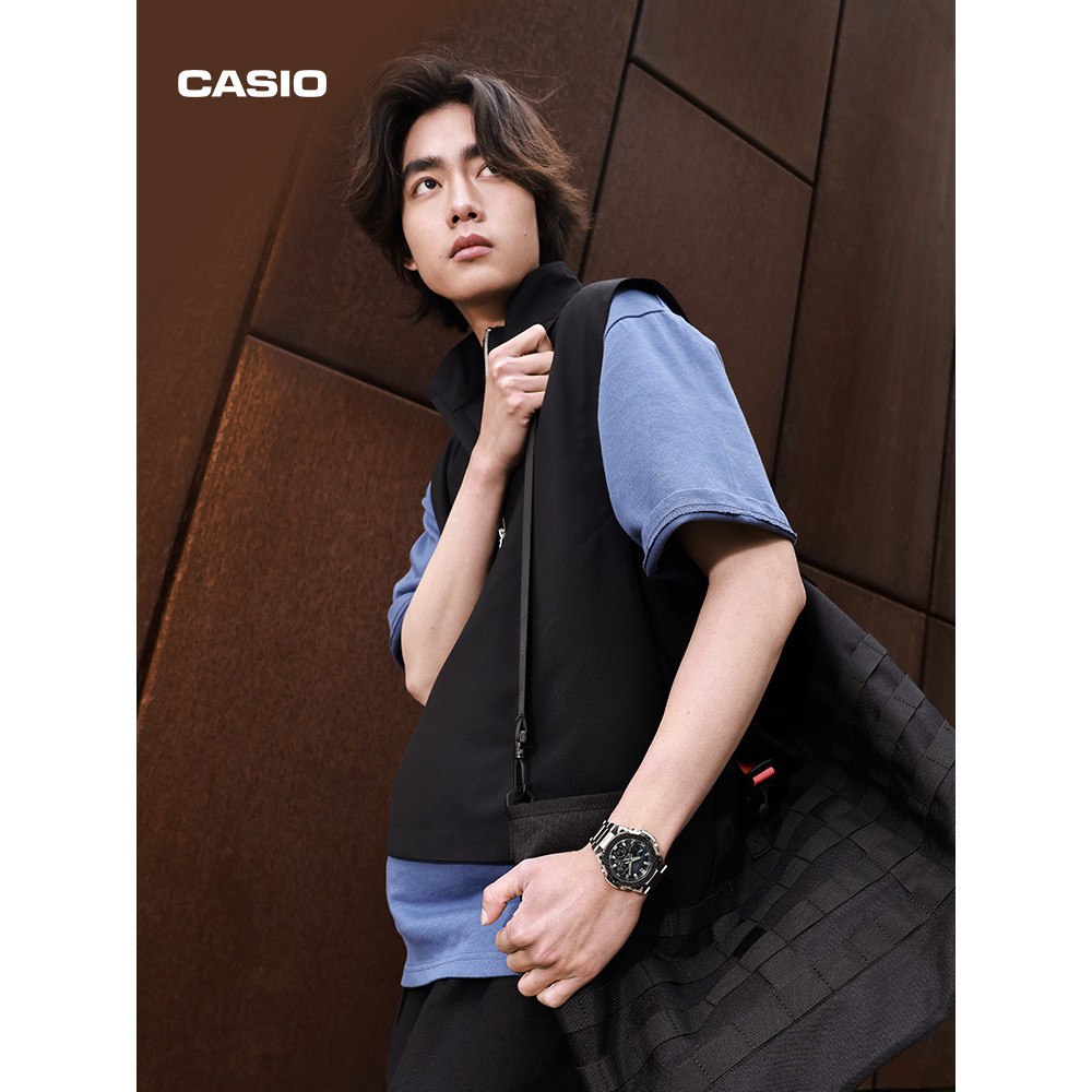 [Star Same Style] casio Flagship Store Steel Heart Watch G-SHOCK GST-B400 casio Official
