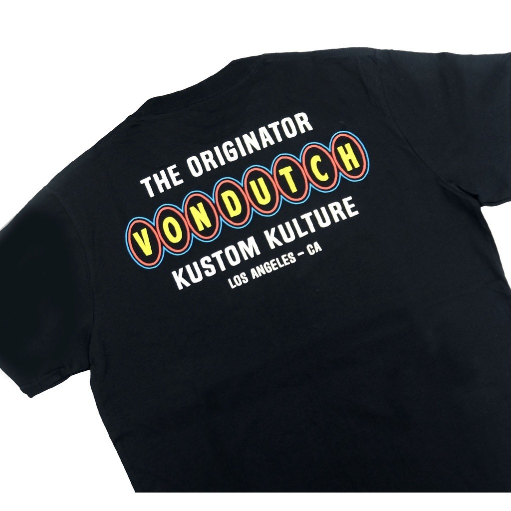 เสื้อยืด Von Dutch Q28 สีดํา Unisex