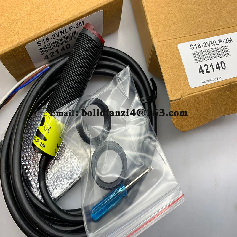 เซ็นเซอร์ใหม่สําหรับสวิตช์โฟโตอิเล็กทริค S18-2VNLP-2M S18-2VPLP-2M S18-2VPLP-5M S18-2VNLP-5M ในสต็อก