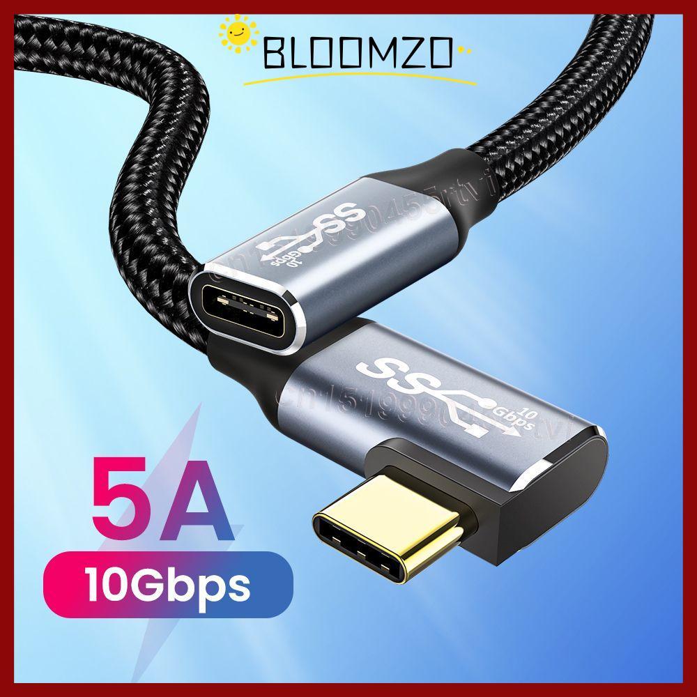 จัดส่งจากประเทศไทยBLOOMZO Type C Cable โทรศัพท์มือถือ 10Gbps PD 100W 4K 60HZ Extension Cable