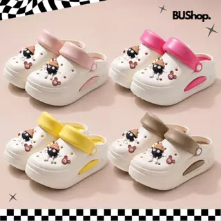 BUShopz รองเท้าแตะหัวโตสไตล์เกาหลี รุ่นน่ารัก พื้นหนา ใส่สบาย สำหรับผู้หญิง
