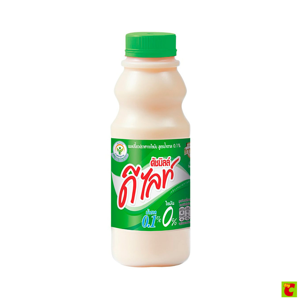 ดัชมิลล์ ดีไลท์ นมเปรี้ยวปราศจากไขมัน สูตรน้ำตาล 0.1% 100 มล. แพ็ค 6 ขวด