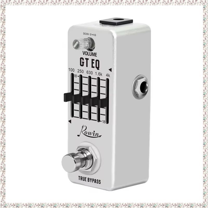 [kjyxgsncsjxsm] Guitar Equalizer Pedal Guitar Effect Pedal 5-Band Parametric EQ