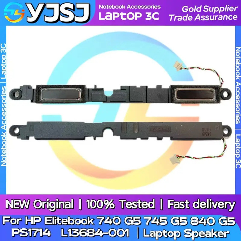 ใหม่เดิมแล็ปท็อปโน้ตบุ๊คลําโพงเสียงสําหรับ HP Elitebook 740 G5 745 G5 840 G5 PS1714 L13684-001 ในตัว