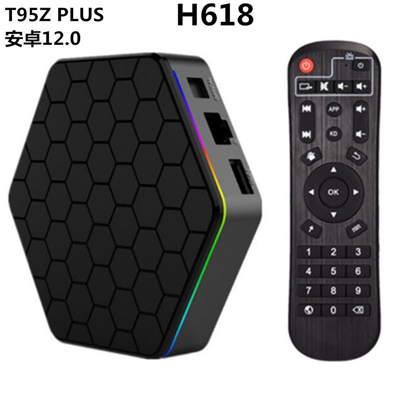 T95Z PLUS กล่องทีวี Allwinner H618 android12.0 四长6k wifi6