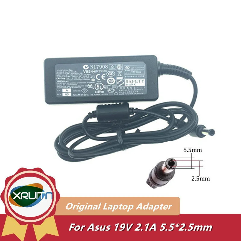 ของแท้ 19V 2.1A 5.5*2.5 มม.40W ADP-40PH AB ADP-40KD BB แหล่งจ่ายไฟ AC DC Adapter Charger สําหรับ ASU