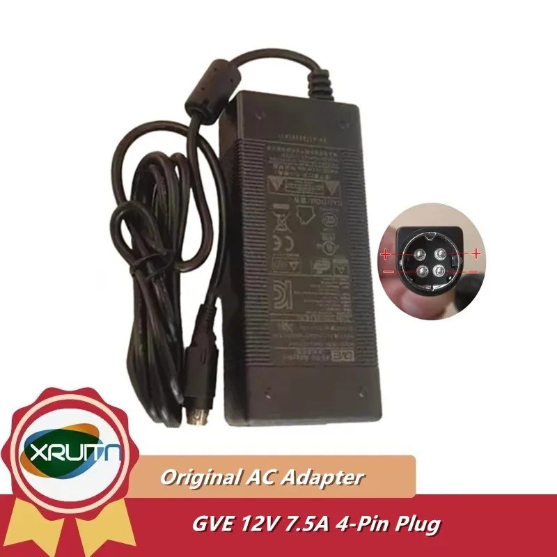 ของแท้ GVE 12V 7.5A 90W อะแดปเตอร์ AC สําหรับ Synology DS416 DS415PLAY DS218 DS718 DS418 DS411 DS409