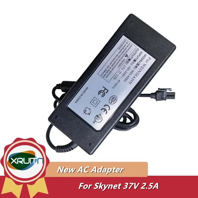 เครื่องชาร์จอะแดปเตอร์แปลงไฟทดแทนใหม่สําหรับแหล่งจ่ายไฟ Skynet WIN-A09A 37V 2.5A