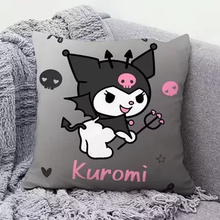Kuromi Sanrio สาวน่ารักเบาะหมอนหอพักปลอกหมอนการ์ตูนห้องนอน Office B
