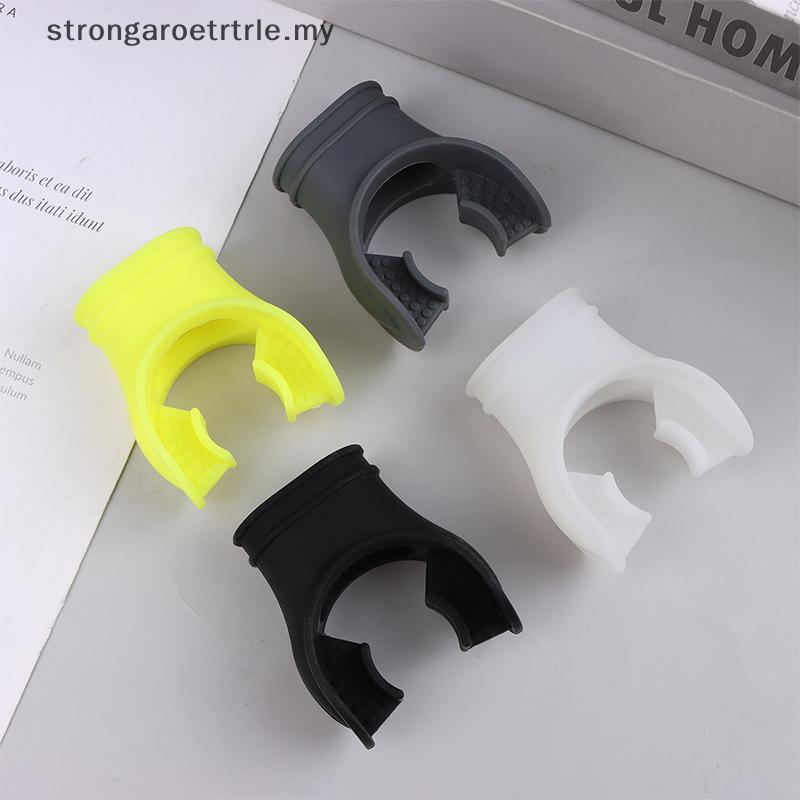 Strongaroettrle Scuba Diving Regulator Mouthpiece ใต้น้ําอุปกรณ์ดําน้ําเปลี่ยนซิลิโคน Mouthpiece อุป