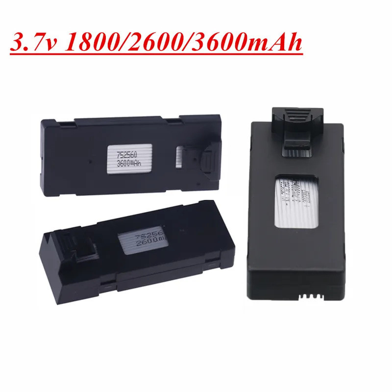 สําหรับ E88 3.7V 3600/2600/1800mAh RC Drone Li-po แบตเตอรี่เปลี่ยนแบตเตอรี่สําหรับ E88 E88PRO MAX E5
