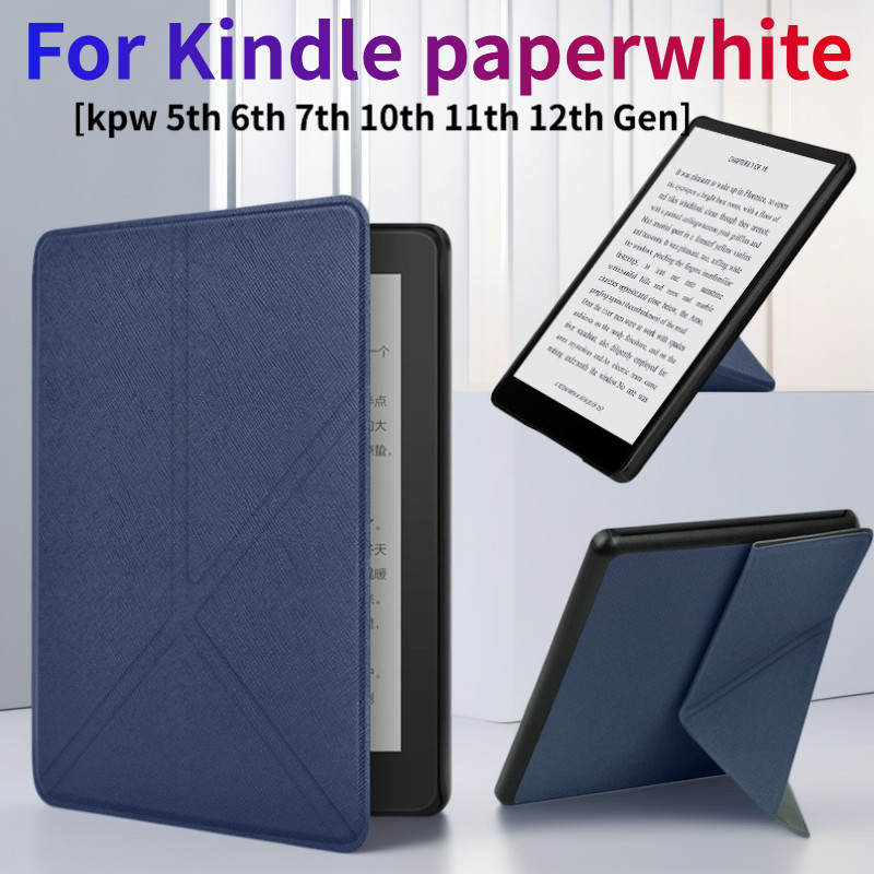 เคสสําหรับ kindle paperwhite11th 12 10 Gen 6th 5th 7th KPW5 M2L3EK/M2L4EK Cover E-book Case Y-Fold c