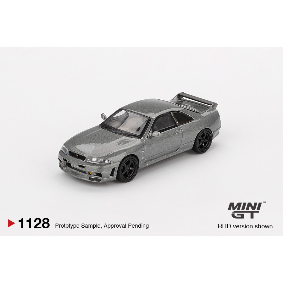 MINI GT No.1128 NISSAN Skyline GT-R Dark Metal Gray (NISMO BCNR33 CRS Version) MGT01128