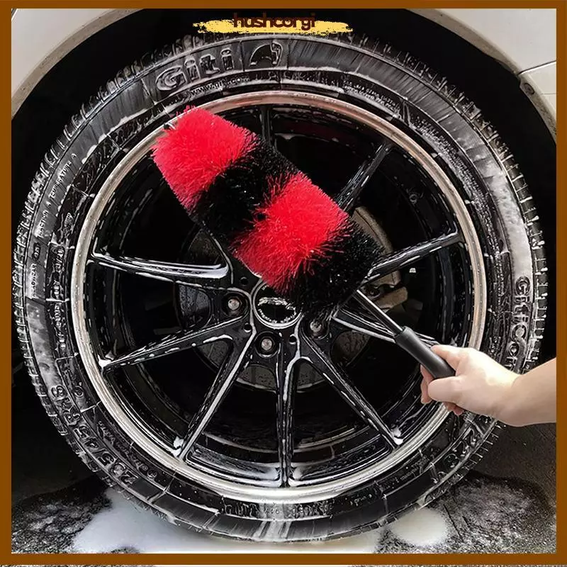 [hushcorgi] 1PC Soft Non Scratch Auto Care Detailing ซักผ้าเครื่องมือแปรงล้างล้อรถมัลติฟังก์ชั่นล้อยางแปรงทําความสะอาดใหม่สต็อก