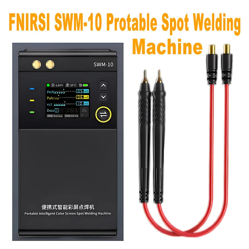 FNIRSI SWM-10 เครื่องเชื่อมจุดแบบพกพา 18650 Li-ion แบตเตอรี่ Pack Spot เครื่องเชื่อม DIY Mini เชื่อม