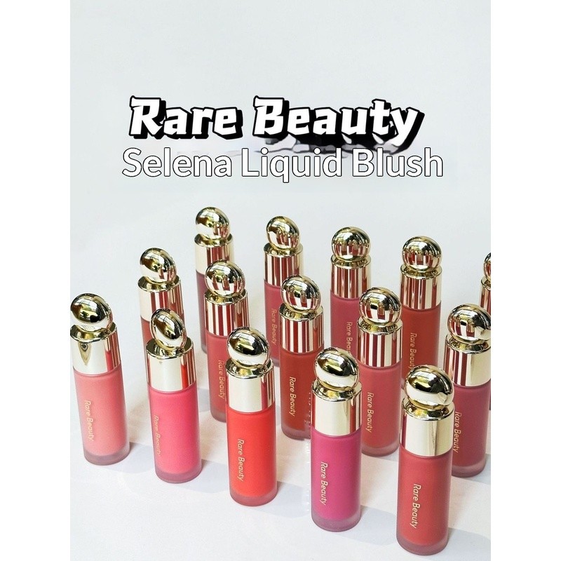 Rare Beauty Liquid Lip Gloss หลาย Shades BLISS HOPE JOY HAPPY WORTH Series Smooth Liquid Texture แบบพกพาทุกวัน Lip ตกแต่งแต่งหน้าเครื่องสําอาง