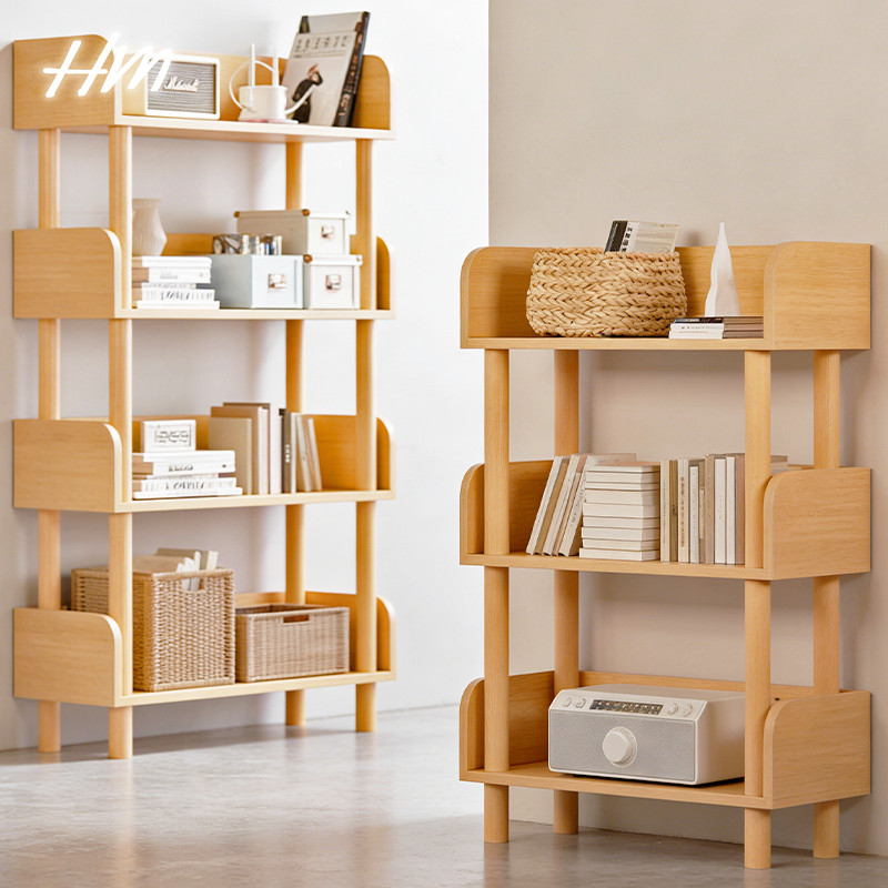 2026 Hm Bookshelf Shelf Small Living Room Shelf Simple Home Display Shelf 2/3/4/5 Layers Children's  44