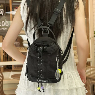 กระเป๋าเป้ อเนกประสงค์ กระเป๋าใส่แก้วน้ำ น้ำหนักเบา กันน้ำ ผ้าไนลอน ความจุขนาดใหญ่ ปรับได้ ทันสมัยและอเนกประสงค์