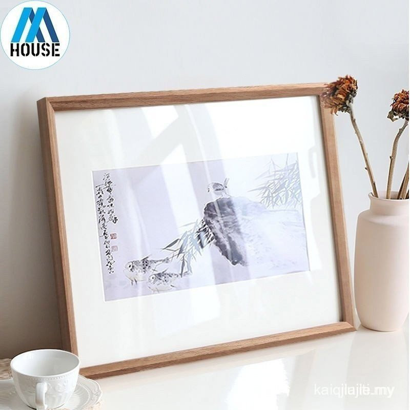 24 30 นิ้ว 36 4K กรอบรูปไม้เนื้อแข็งผนังตกแต่งเรียบง่ายกรอบรูปติดตั้ง Alley กรอบ A4-A3 H9UM YAY8 YFJ