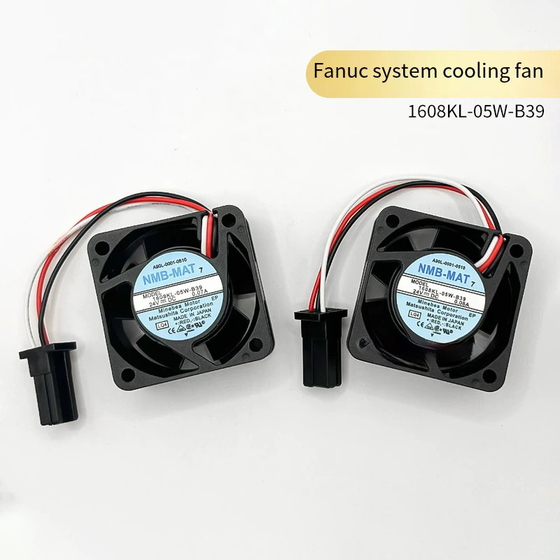 Original NMB1608KL-05W-B39 24V 0.08A/0.07A พร้อมปลั๊ก FANUC Driver พัดลม