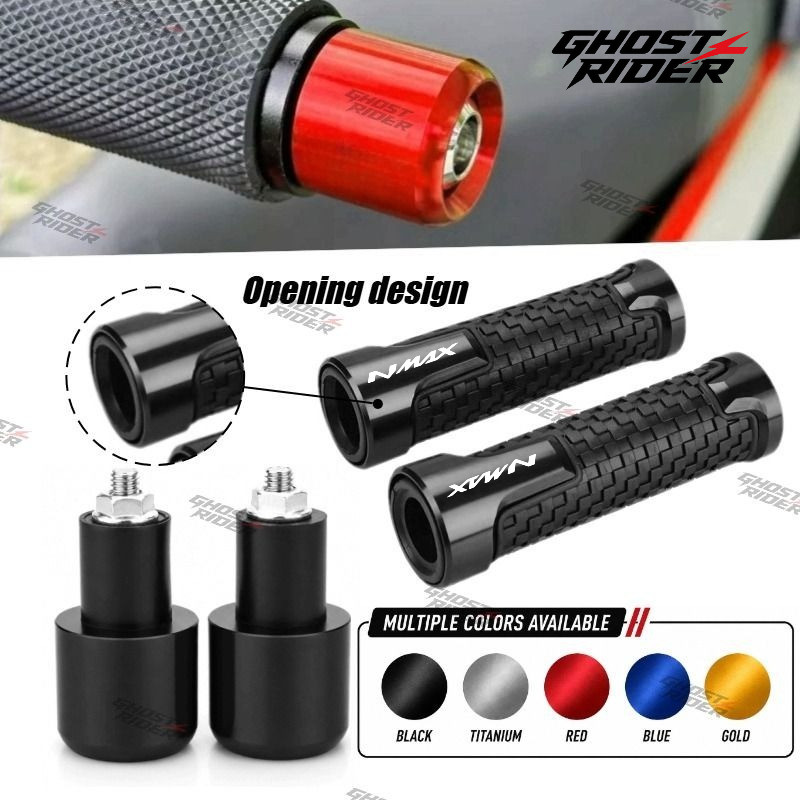 สําหรับ YAMAHA NMAX155 V1 V2 V3 แฮนด์รถจักรยานยนต์ Grip Bar End Weights Grip ชุด CNC อุปกรณ์เสริม