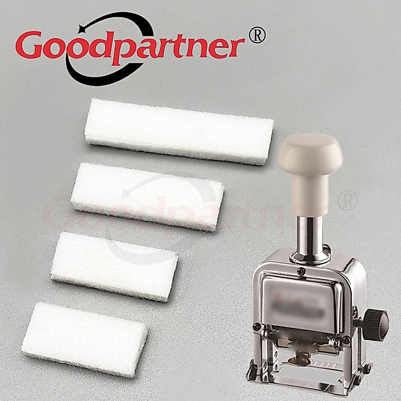 Goodpartner แผ่นฟองน้ําเติมหมึก ตัวเลข 3 5 6 7 8 9 10 12 13 15 หลัก แบบเปลี่ยน