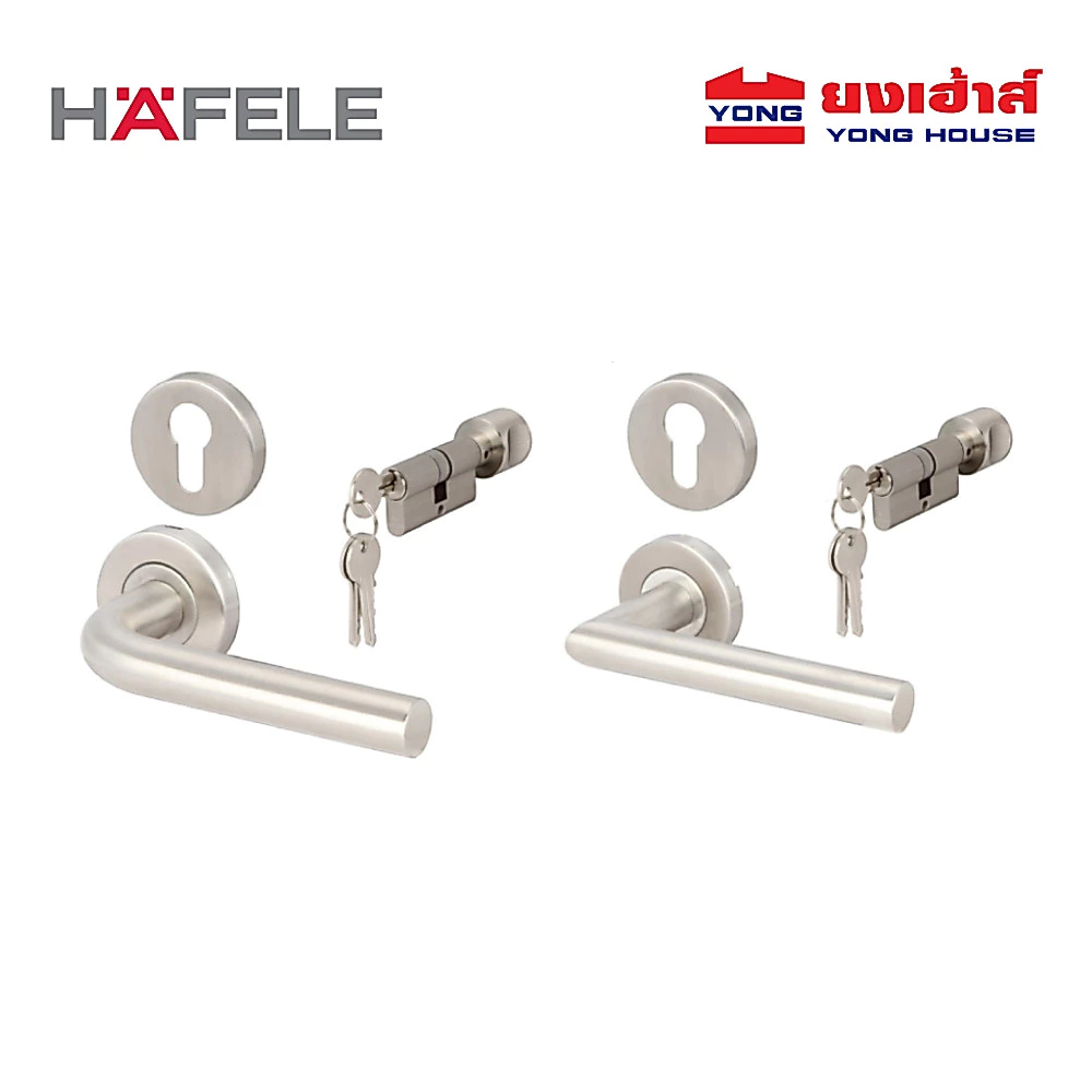 HAFELE มือจับก้านโยกห้องทั่วไป 499.10.100 499.10.101 ห้องน้ำ 499.10.108 499.10.109 ลูกบิดก้านโยก