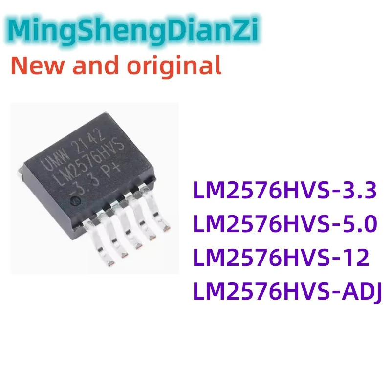 5PCS LM2576HVS-3.3 LM2576HVS-5.0 LM2576HVS-12 LM2576HVS-ADJ TO-263 Field Effect ทรานซิสเตอร์