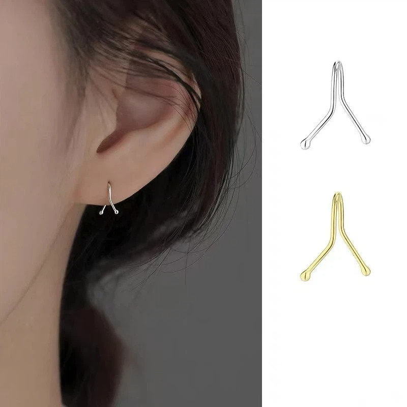 ส925เงินสเตอร์ลิงสายต่างหูแฟชั่นสุภาพสตรีของขวัญสวมใส่ทุกวัน