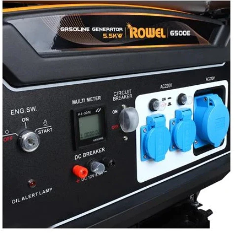 ROWEL เครื่องปั่นไฟเบนซิน รุ่น RW-GE-RW6500E เครื่องปั่นไฟ 13HP 5.5Kw ปั่นไฟ thumbnail 5