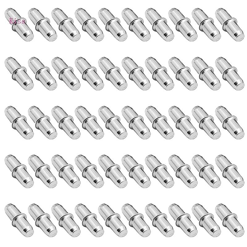 Kiss 50 ชิ้น I รูปร่างชั้นวาง Pins หมุดสนับสนุน Pins สําหรับประตูตู้เฟอร์นิเจอร์บล็อก