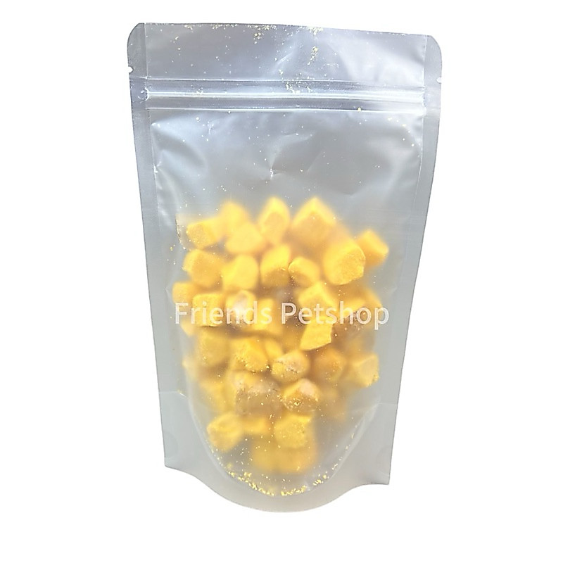 ไข่แดง ไข่แดงฟรีซดราย 20กรัม 30กรัม 50กรัม ขนมฟรีซดราย ขนมแมว ฟรีซดรายแมว Freeze Dried ฟู้ดเกรด100%