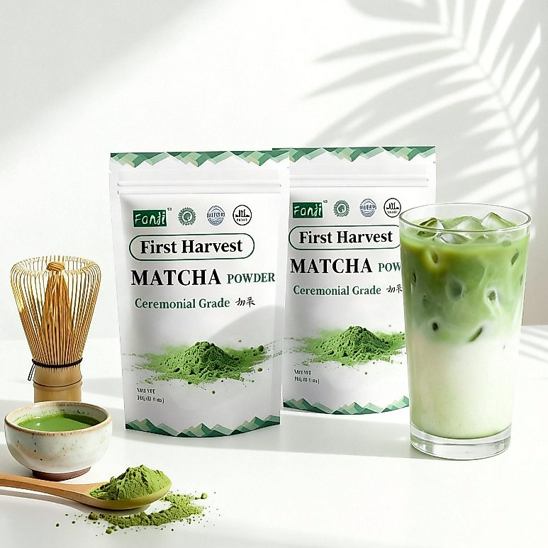 EU matcha มาตรฐานยุโรป ชาเขียวมัทฉะเกรดพิธีการ - รับรองฮาลาล ปราศจากสารเติมแต่ง ไม่ใส่สี