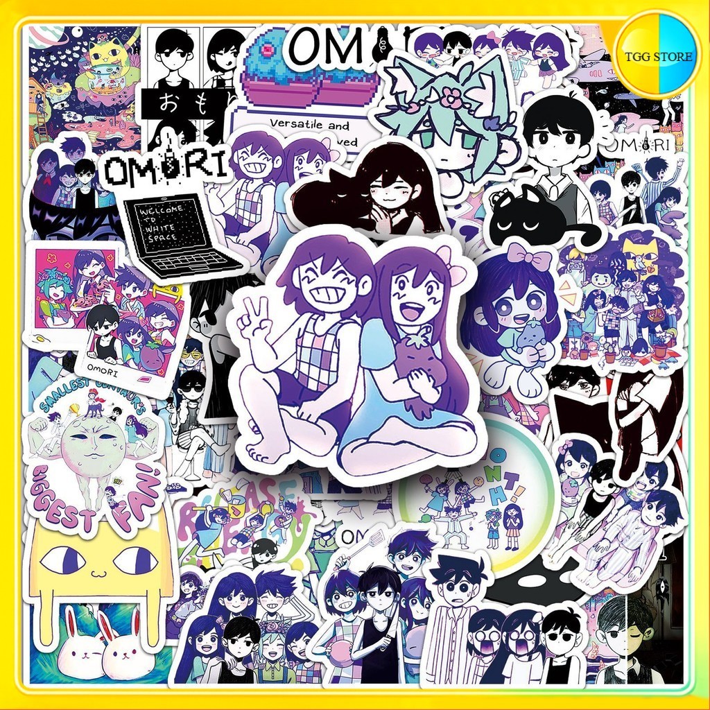 🚚พร้อมส่ง🚚 50แบบ Sticker เกมสยองขวัญ omori horror video game character