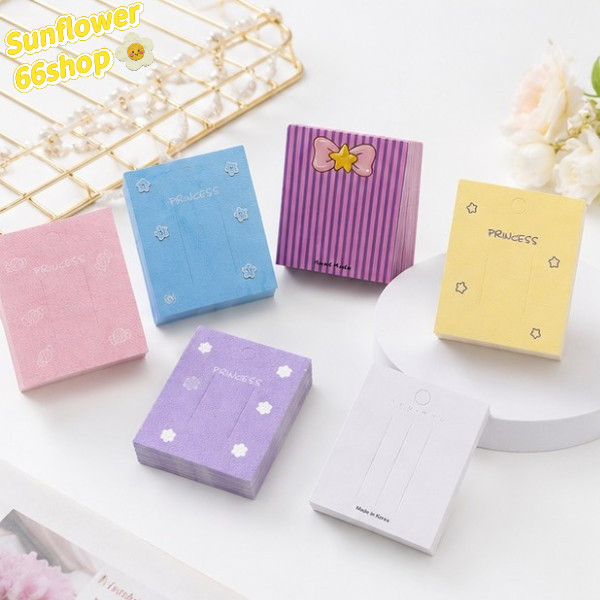 Sunflower66 แป้นกระดาษติดกิ๊บ แป้นกิ๊บ แผงกิ๊บ 100
