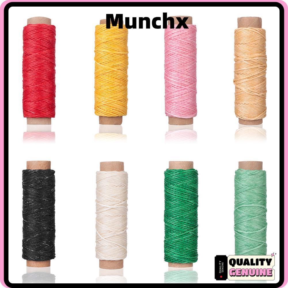 MUNCHX 30 เมตร/ม้วนเย็บสายเครื่องมือเย็บมือหัตถกรรมหนังแบน