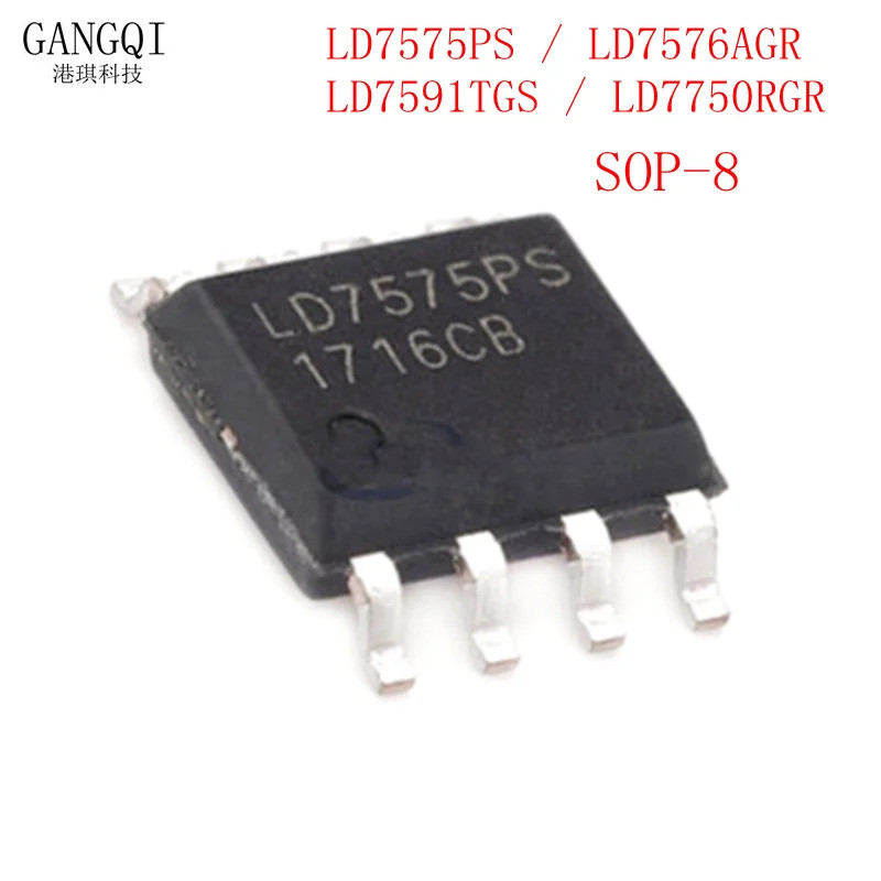 5PCS LD7575PS LD7576AGR LD7591TGS LD7750RGR LD7830GR LD7752GR LD7750AGS LD7750 SOP8 ใหม่ IC ในสต็อก 