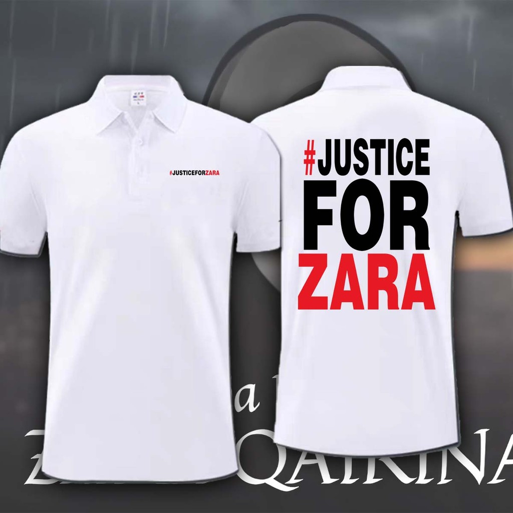 เสื้อผ้าโปโลยุติธรรมสําหรับเสื้อผ้า Zara Qairina Cotton hempuan solidariti 05 2025