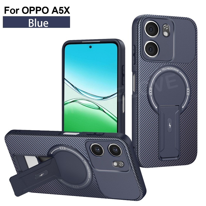 เคสโทรศัพท์สําหรับOppo A5X A5 A5i Pro A6 A6c A6X A6T Pro 5G 4G 2025 ซองหนังแม่เหล็กกันกระแทกเคสโทรศัพท์ฝาหลังปกแข็ง