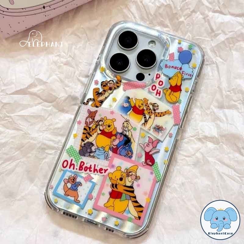 เคสไอโฟน 16 เหมาะสำหรับ IPhone 13 11 15 16 12 14 Pro Max 16 15 14 Plus เคสกราฟฟิตี้ลายการ์ตูนวินนี่เดอะพูห์สุดสร้างสรรค์ ราคา ถูกที่สุด ดีลบีเคเค แกลเลอรีภาพที่ 2