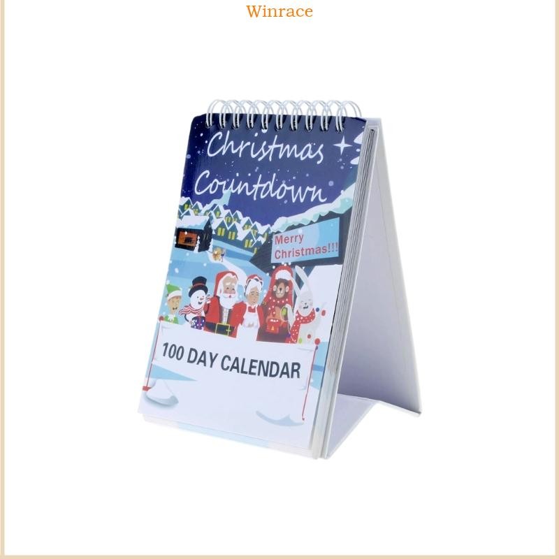 WRC 2025 ปฏิทินนับถอยหลัง 100 วัน Tear-Off Christmas Advent ปฏิทินสําหรับวัยรุ่นเด็กเด็กผู้หญิง