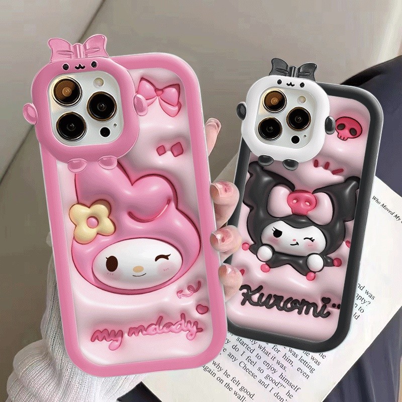 เคสลายการ์ตูน iPhone 16 15 Pro Max 11 Pro Max 14 Pro พสัส 13 Pro Max 15 Plus 12 Pro Max 14 XR XS Max ไอโฟน 7 8 Plus